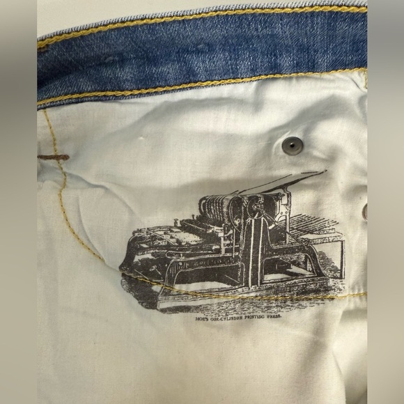 Anthropologie pilcro and the letterpress medium wash low rise denim jeans 31 EUC - Picture 8 of 13